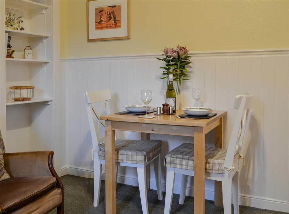 Dining Area at Elnagar Cottage in Pitlochry, Perthshire