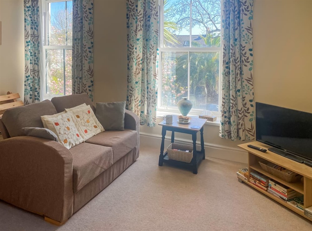 Living area at Elsewhere in Penzance, Cornwall