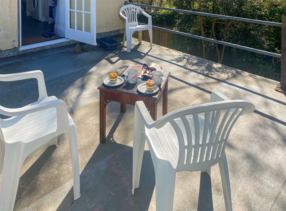Terrace at Elsewhere in Penzance, Cornwall