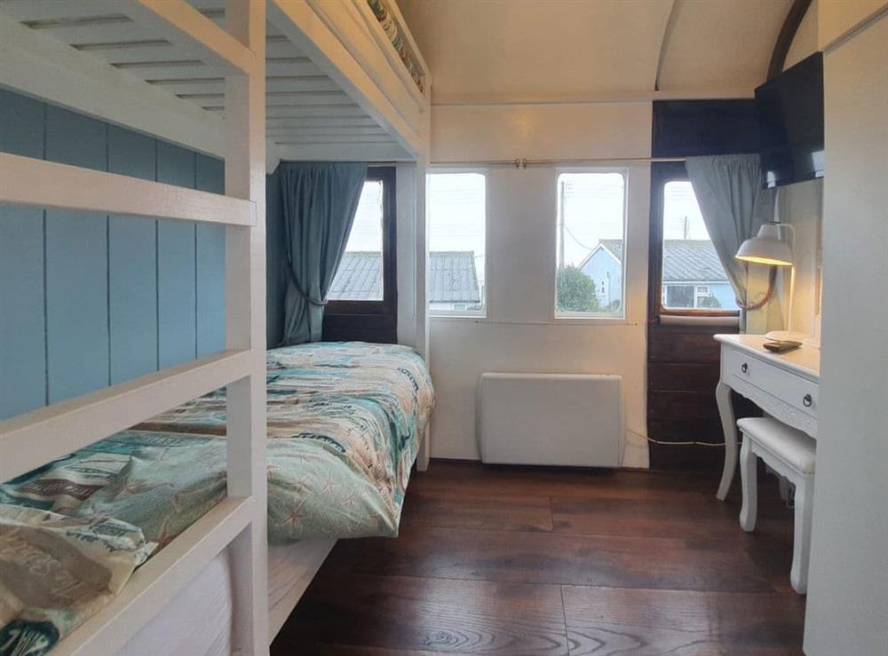 Bunk bedroom at Elsie in Blue Anchor, near Minehead, Somerset
