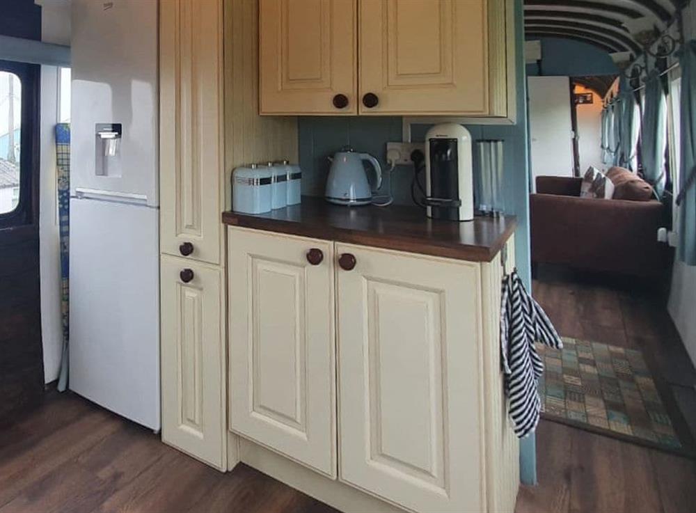 Kitchen at Elsie in Blue Anchor, near Minehead, Somerset