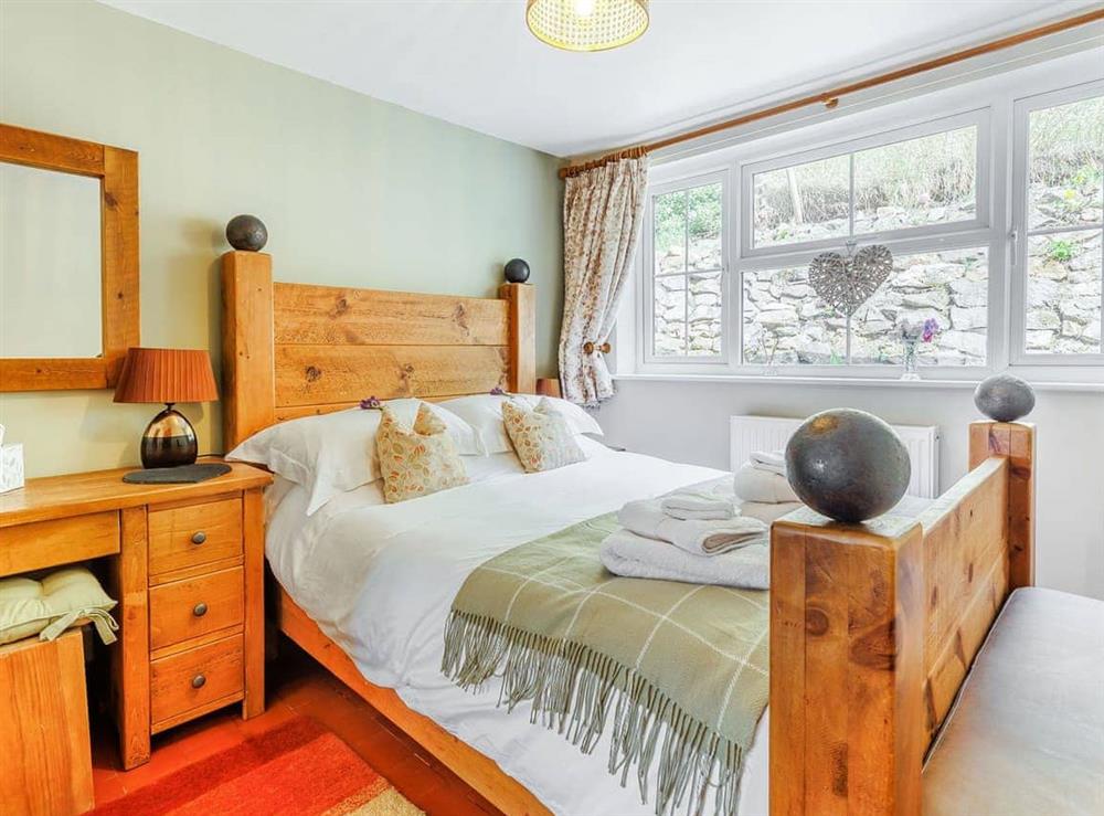 Double bedroom at Elsies Cottage in Pontsford, near Shrewsbury, Shropshire