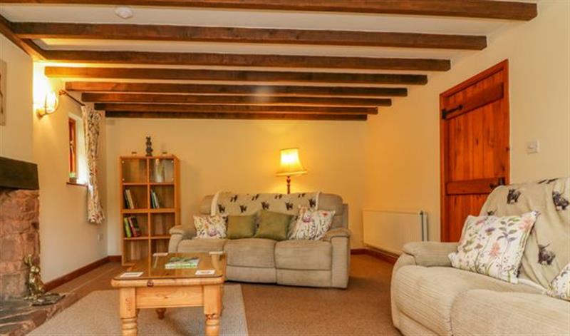 The living area (photo 2) at Elsworthy Farm Cottage, Wootton Courtenay