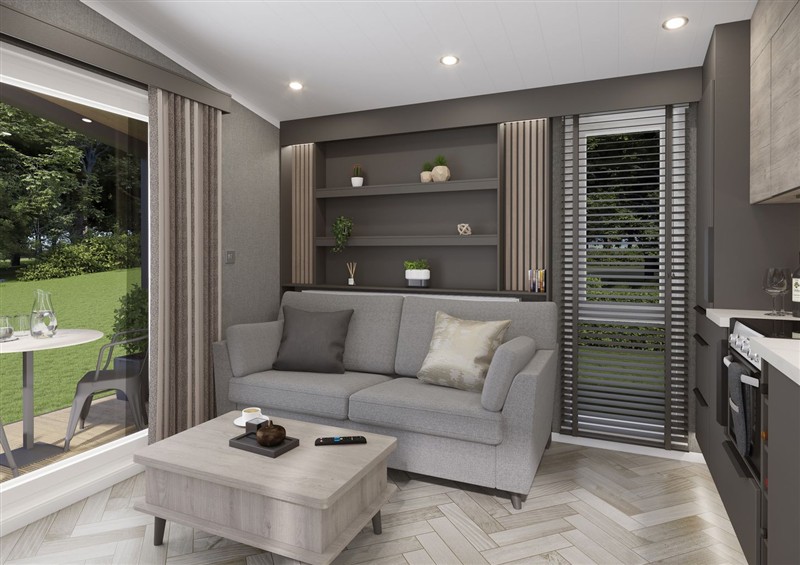 Enjoy the living room at Elter Luxury Pod, Keswick