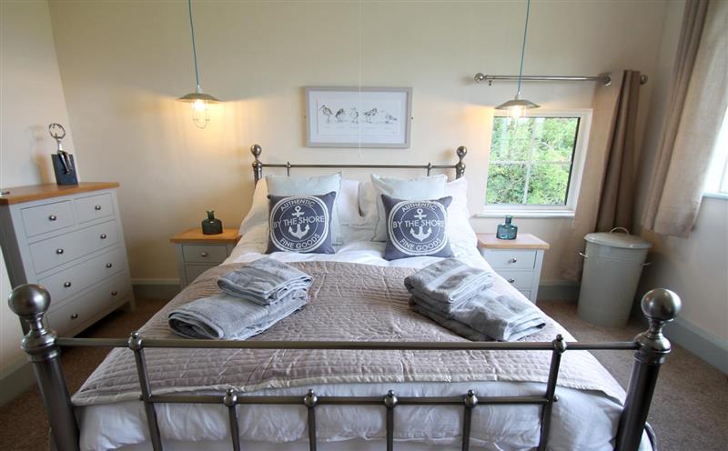 One of the bedrooms at Elthorne, Porlock