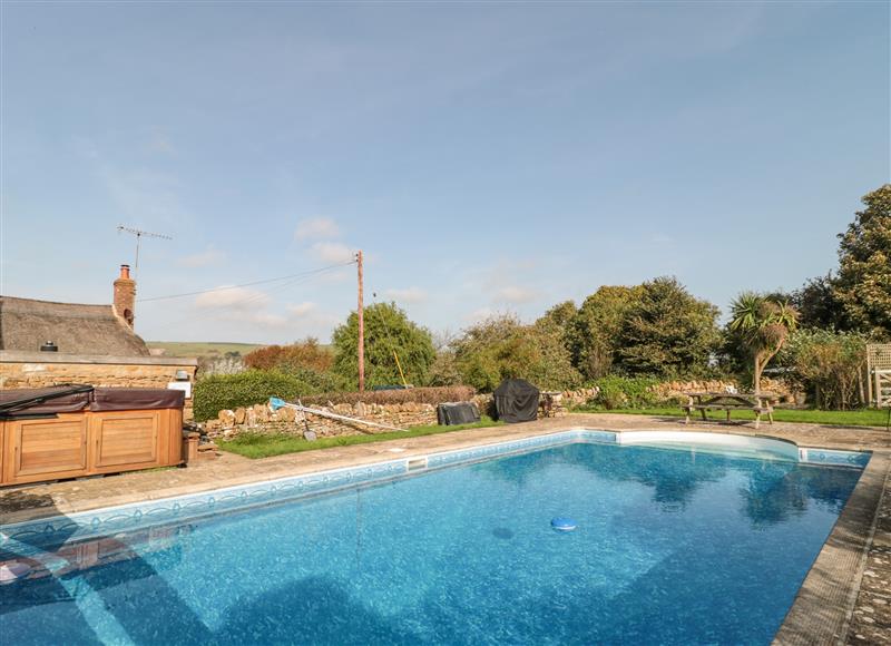 Enjoy the swimming pool (photo 2) at Elworth Farmhouse Cottage, Elworth near Abbotsbury