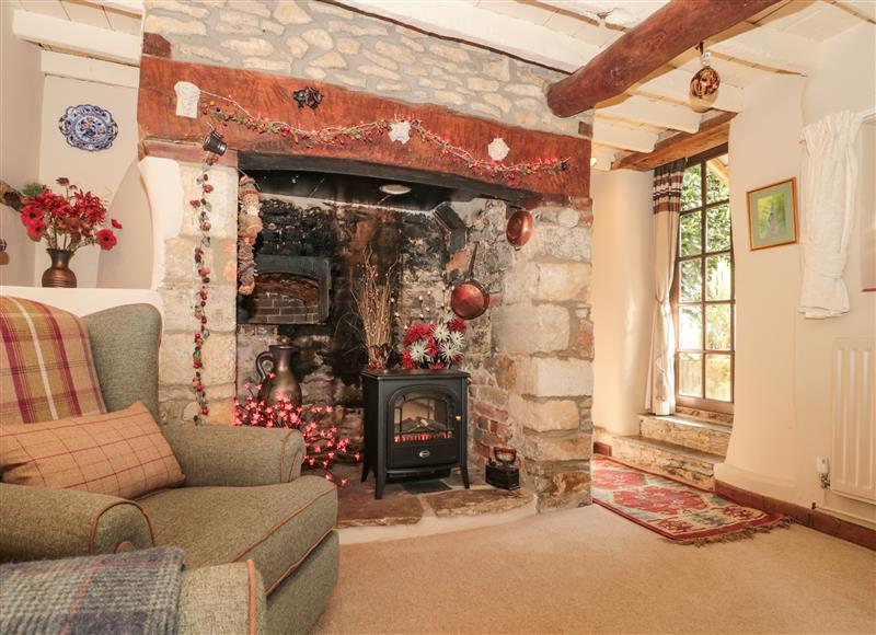 This is the living room at Elworth Farmhouse Cottage, Elworth near Abbotsbury