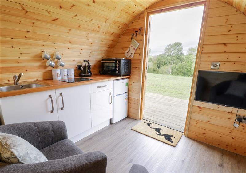 The setting of Embden Pod at Banwy Glamping