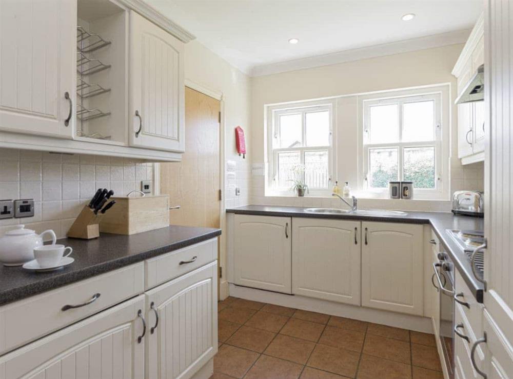 Fully-appointed kitchen at Embleton Cottage in Beadnell, Northumberland