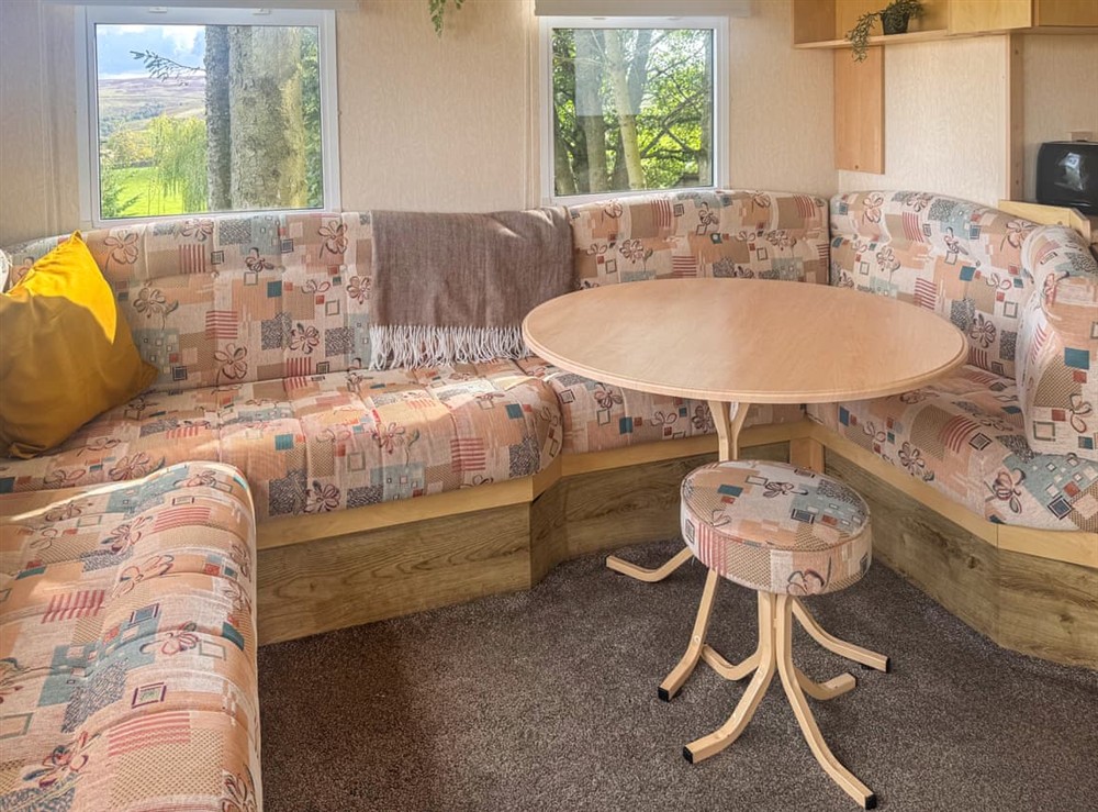 Living area at Emerald Pines in Hexham, Northumberland