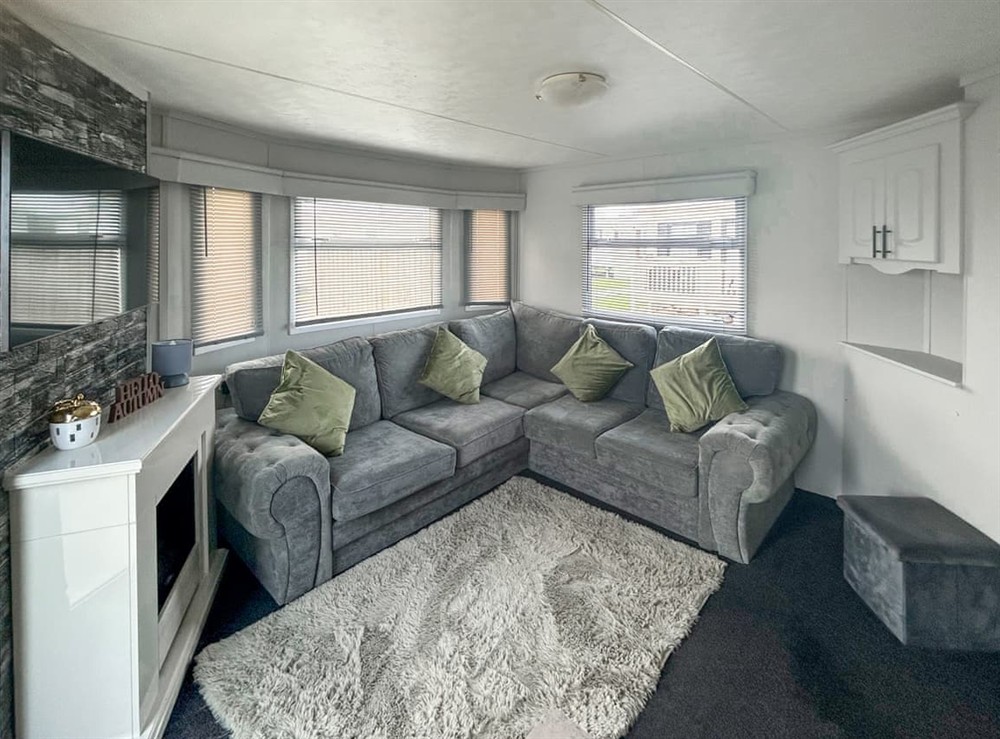 Living room/dining room at Emilys Van in Skegness, Lincolnshire