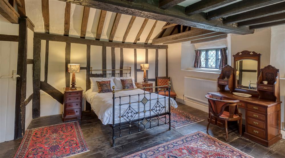 The first double bedroom at Emley Farmhouse in Godalming, Surrey