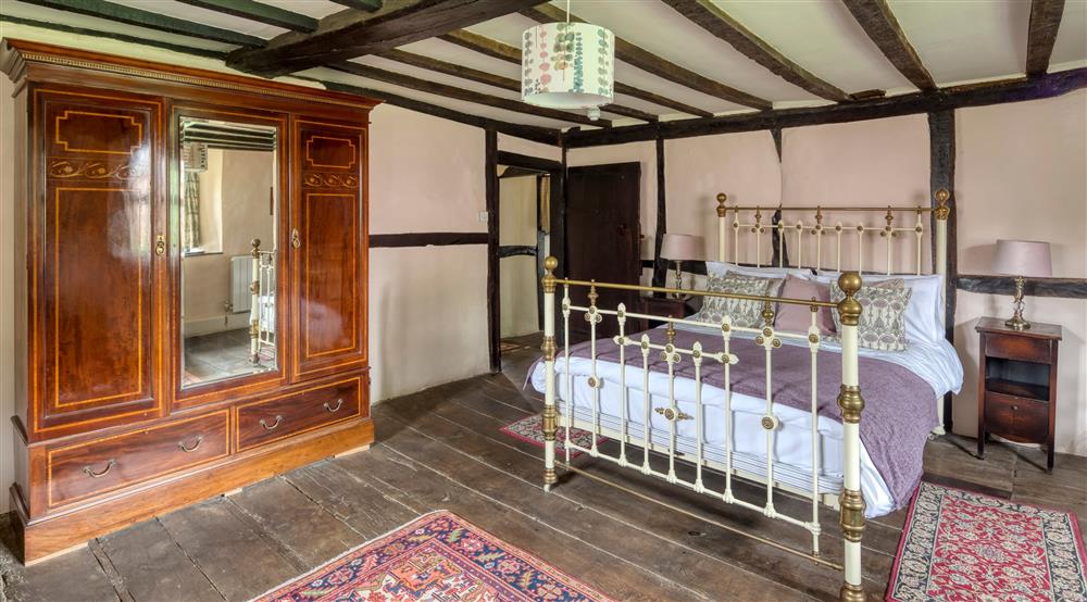 The second double bedroom at Emley Farmhouse in Godalming, Surrey