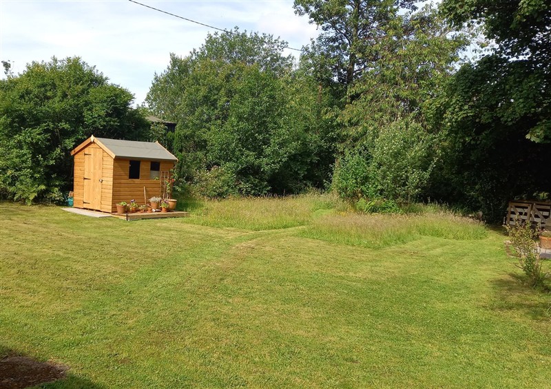 Enjoy the garden at Emma 6, Llandegfan