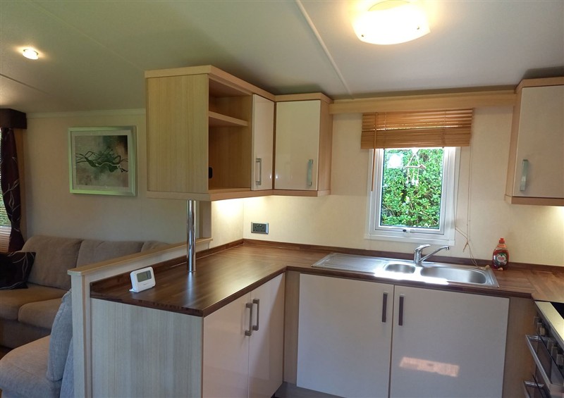The kitchen at Emma 6, Llandegfan