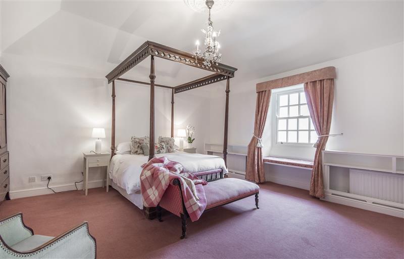 One of the 6 bedrooms at Emmetts Grange House, Simonsbath
