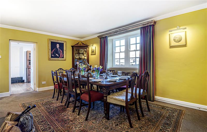 The dining room at Emmetts Grange House, Simonsbath