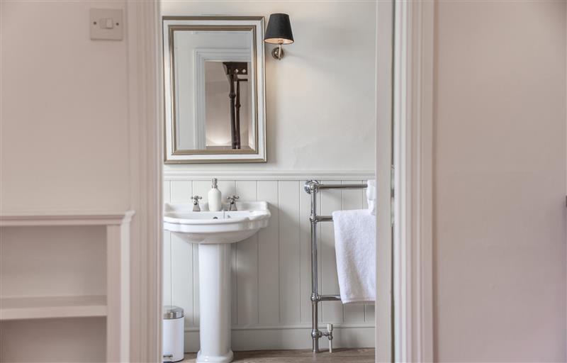 This is the bathroom at Emmetts Grange House, Simonsbath