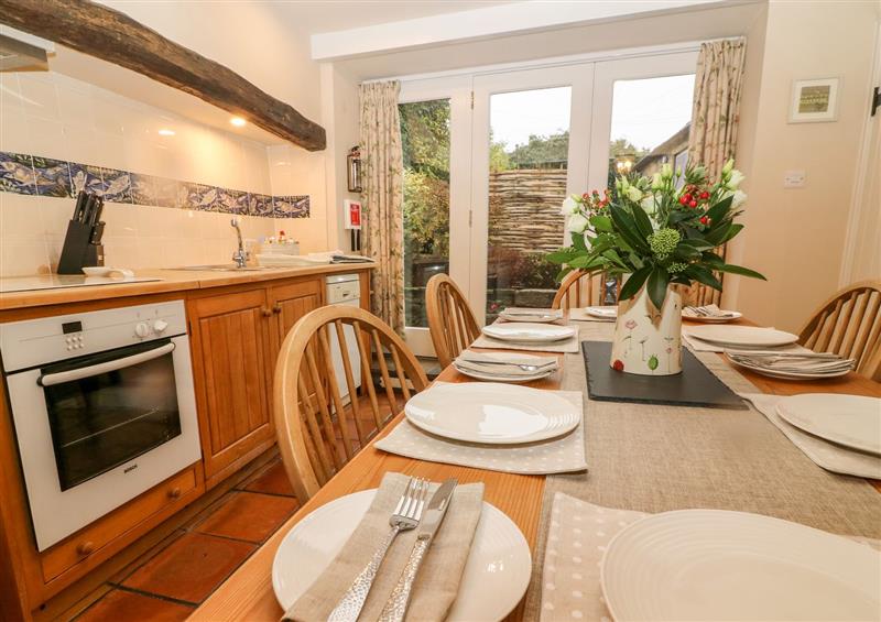 This is the dining room at End Cottage, Grassington