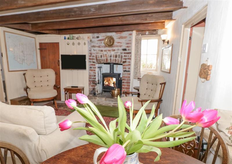 Relax in the living area at End Cottage, Malborough
