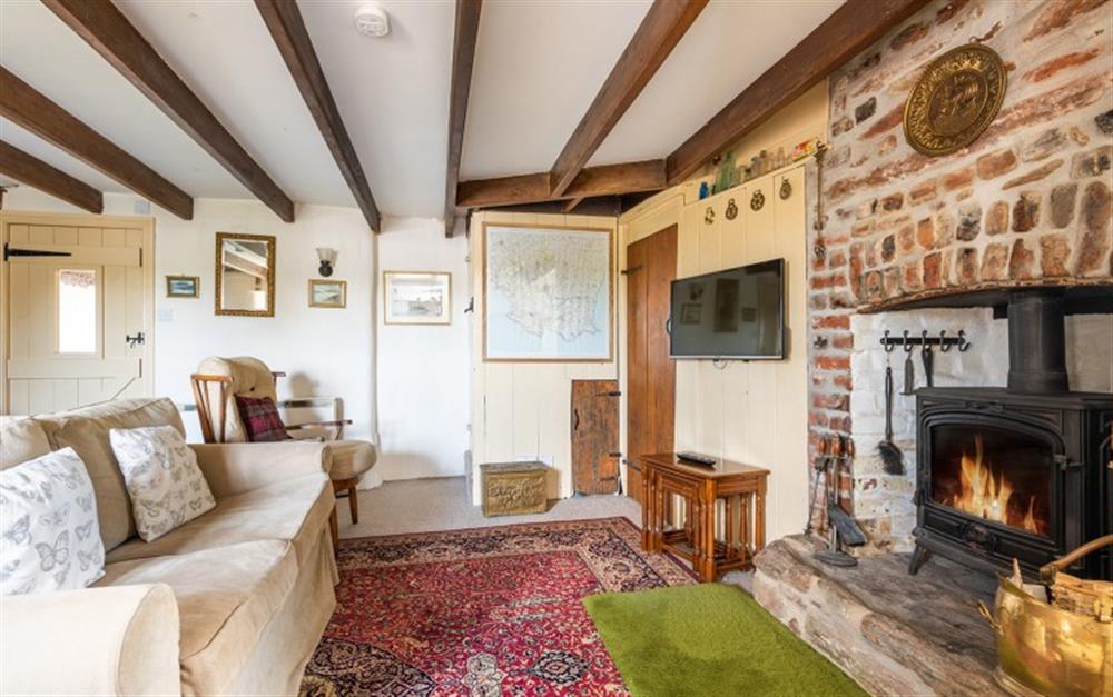 The lounge  at End Cottage in Malborough