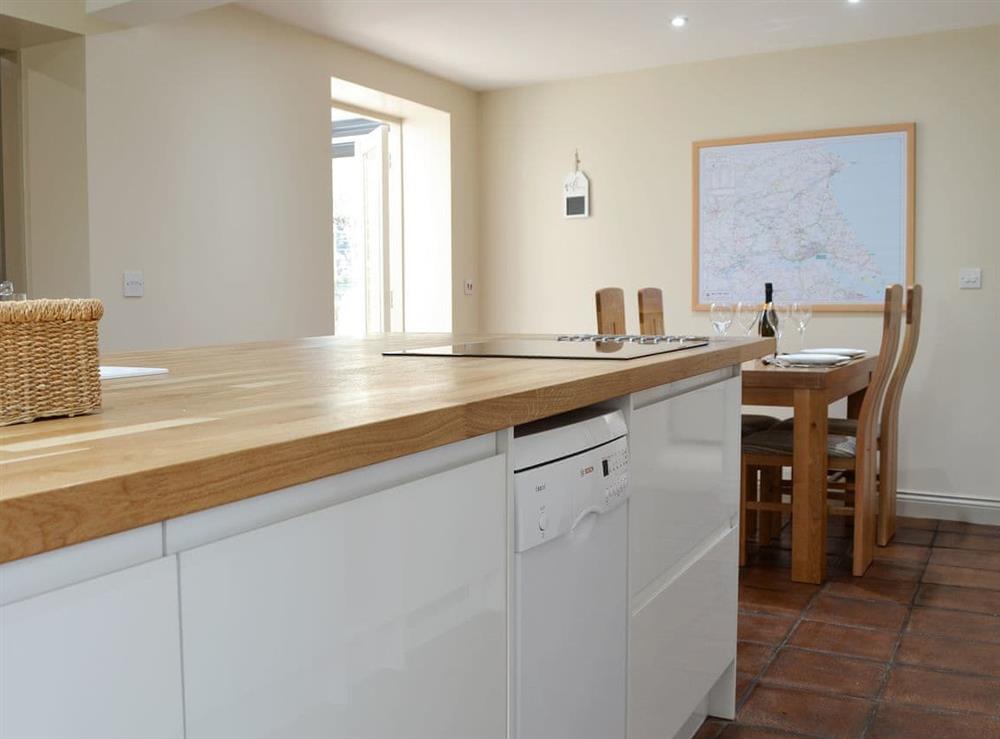 Well equipped kitchen/ dining room at End Cottage in Tibthorpe, near Driffield, North Humberside