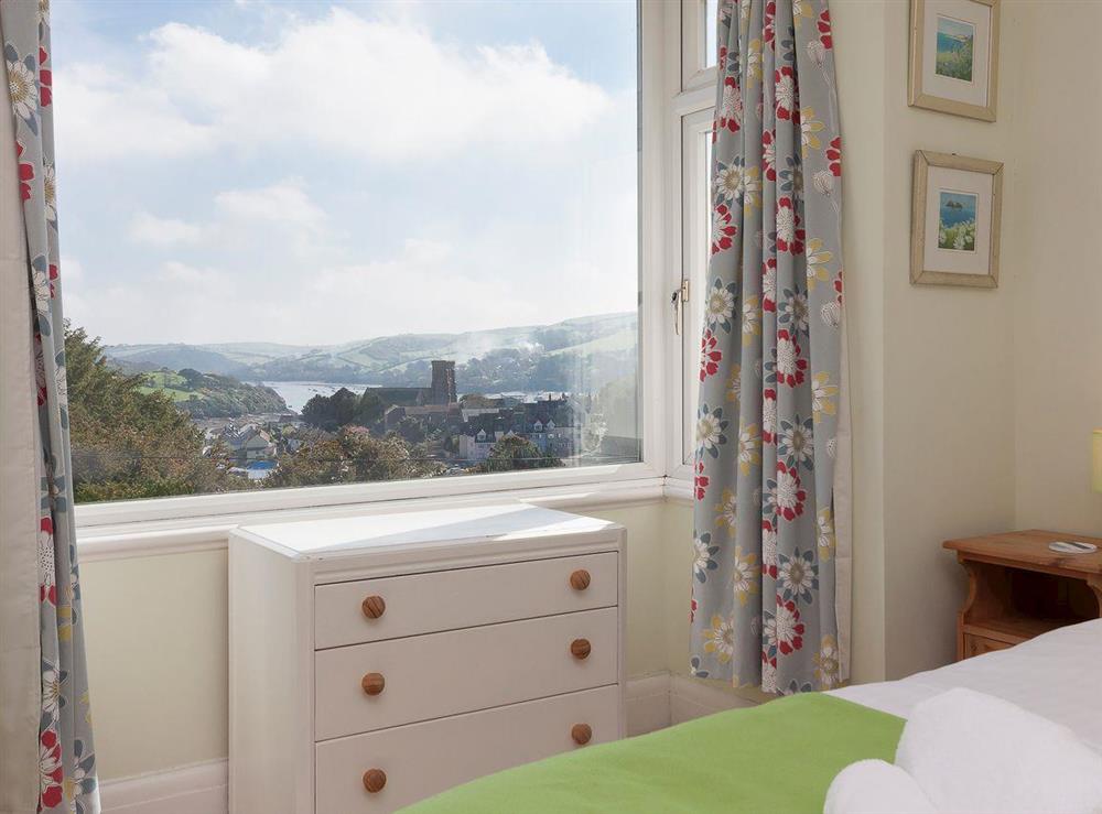 Twin bedroom with spectacular views at End House in Coronation/Forster, Devon