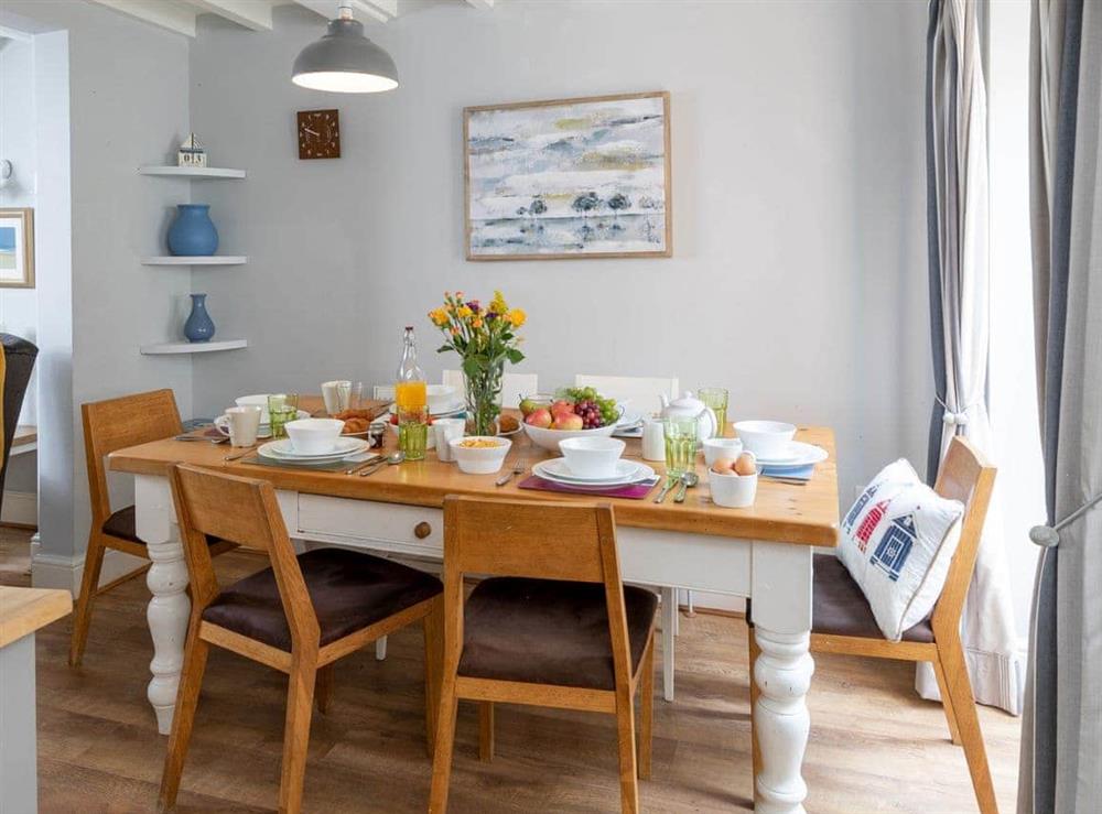 Convenient dining area at Endeavour Cottage in Whitby, North Yorkshire