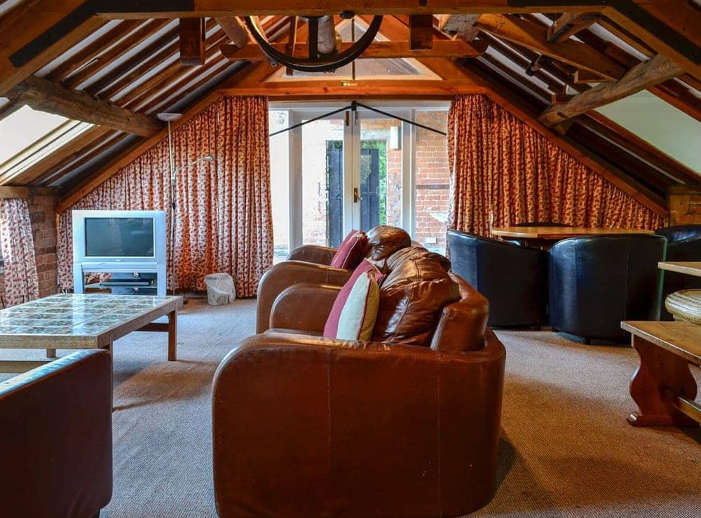 Spacious living and dining room at Erbistock Mill in Erbistock, near Llangollen, Clwyd