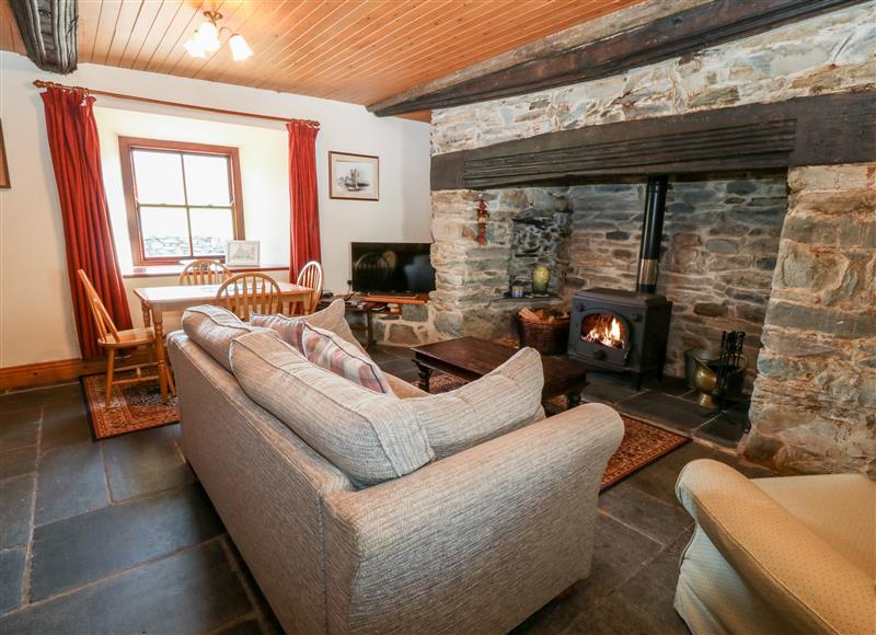 Relax in the living area at Ereiniog, Tremadog