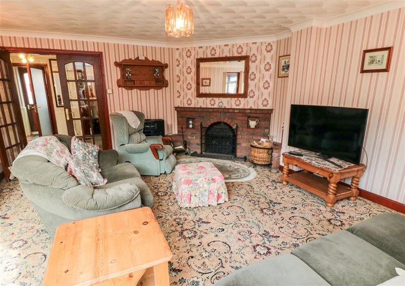 The living room at Eric House, Filey