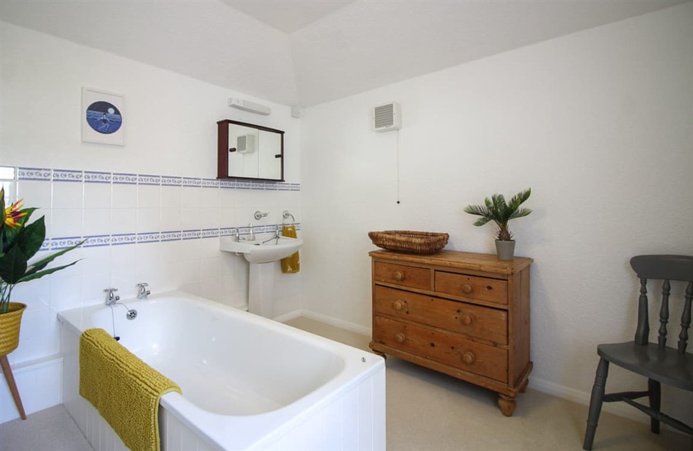 Bathroom at Erin Lodge in Falmouth, Cornwall