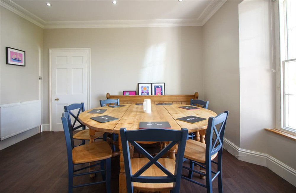 Dining Area at Erin Lodge in Falmouth, Cornwall