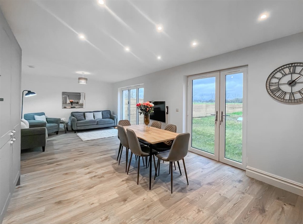 Open plan living space at Eriska View in Benderloch, by Oban, Argyll