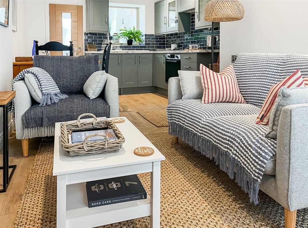 Open plan living space at Ernies in Haverigg, Cumbria