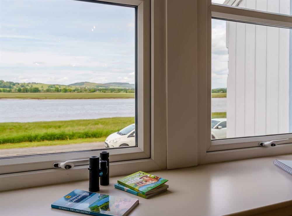 View from dining area at Erriff at Caerlaverock Estate in Glencaple, near Dumfries, Dumfriesshire
