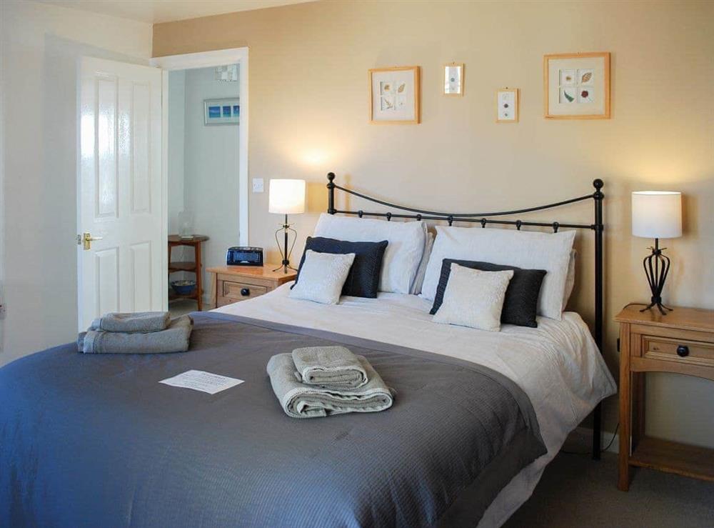Inviting and romantic double bedded room at Erskine Cottage in Seahouses, Northumberland