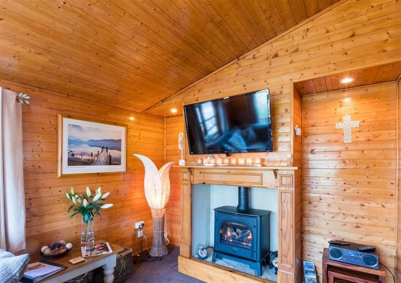 The living area at Esk Pike Lodge, Skiptory Howe 9