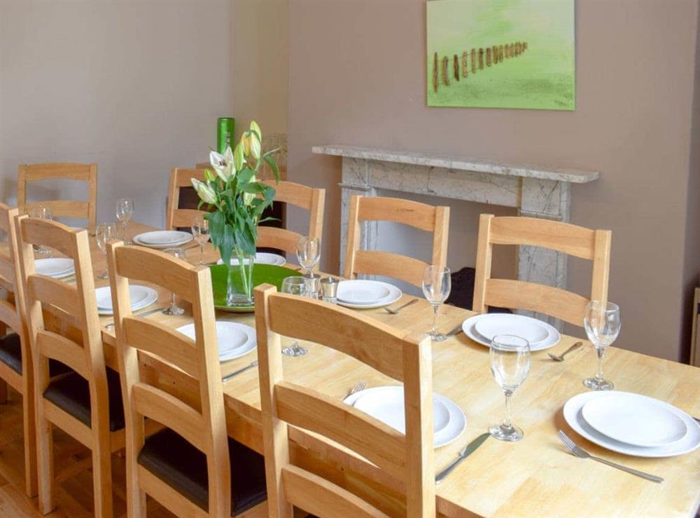 Well presented dining room at Esk View in Whitby, Yorkshire Coast & Wolds