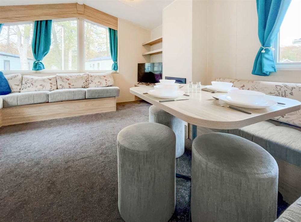 Open plan living space (photo 4) at Eskside Lodge in Brechin, Aberdeenshire