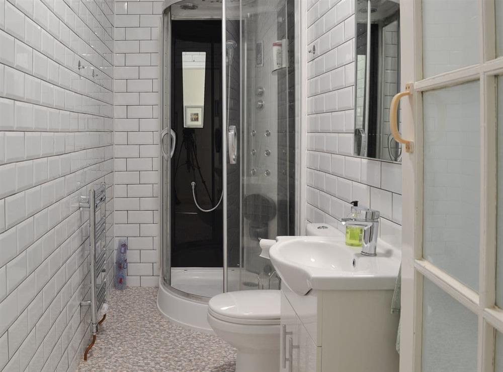 2nd Bathroom with Steam Shower Cabin at Esplanade Crescent in Scarborough, North Yorkshire