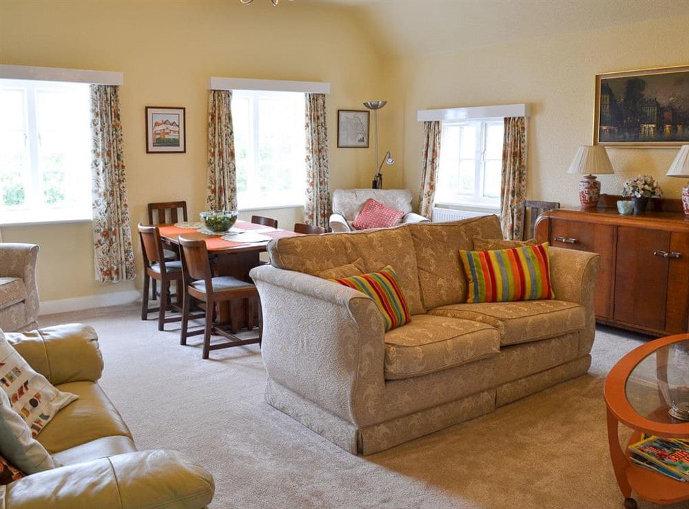 Large comfortable Living/Dining room at Esplanade Crescent in Scarborough, North Yorkshire