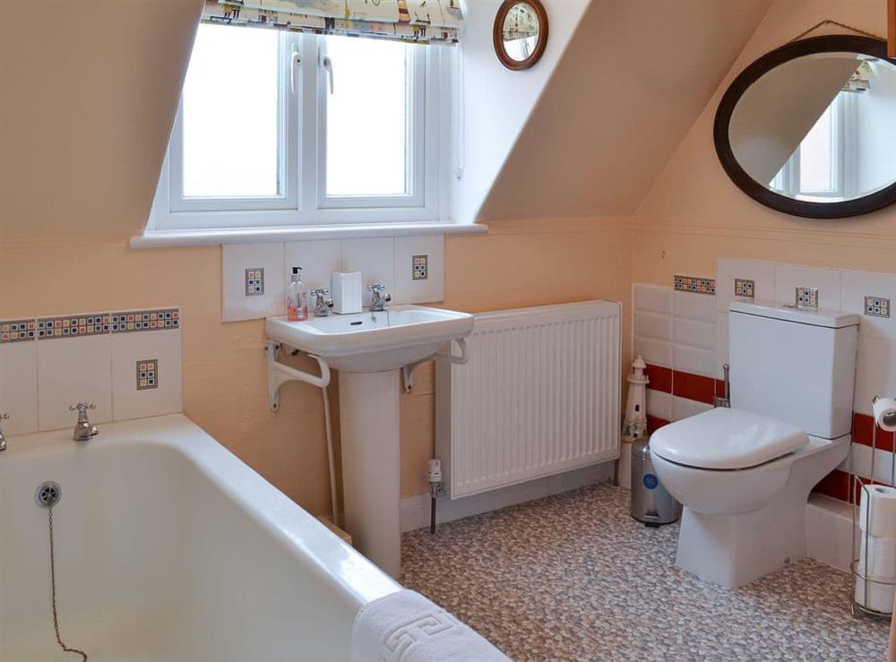 Main bathroom at Esplanade Crescent in Scarborough, North Yorkshire