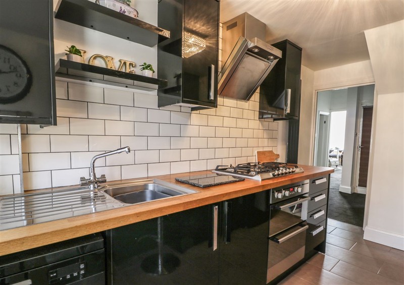 Kitchen at Esplanade Gardens, Apartment 1, Scarborough