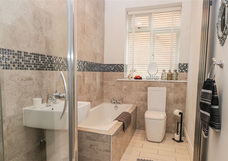This is the bathroom at Esplanade Gardens, Apartment 1, Scarborough