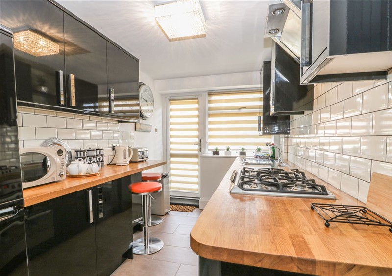 This is the kitchen at Esplanade Gardens, Apartment 1, Scarborough