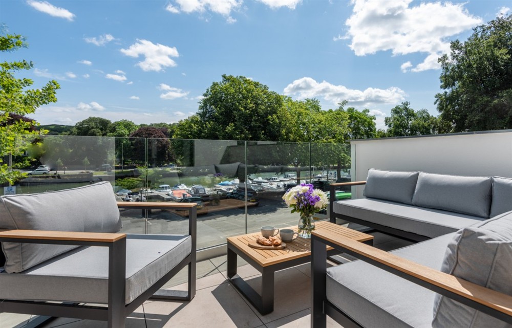 The patio in Estuary Reach at Estuary Reach in Kingsbridge