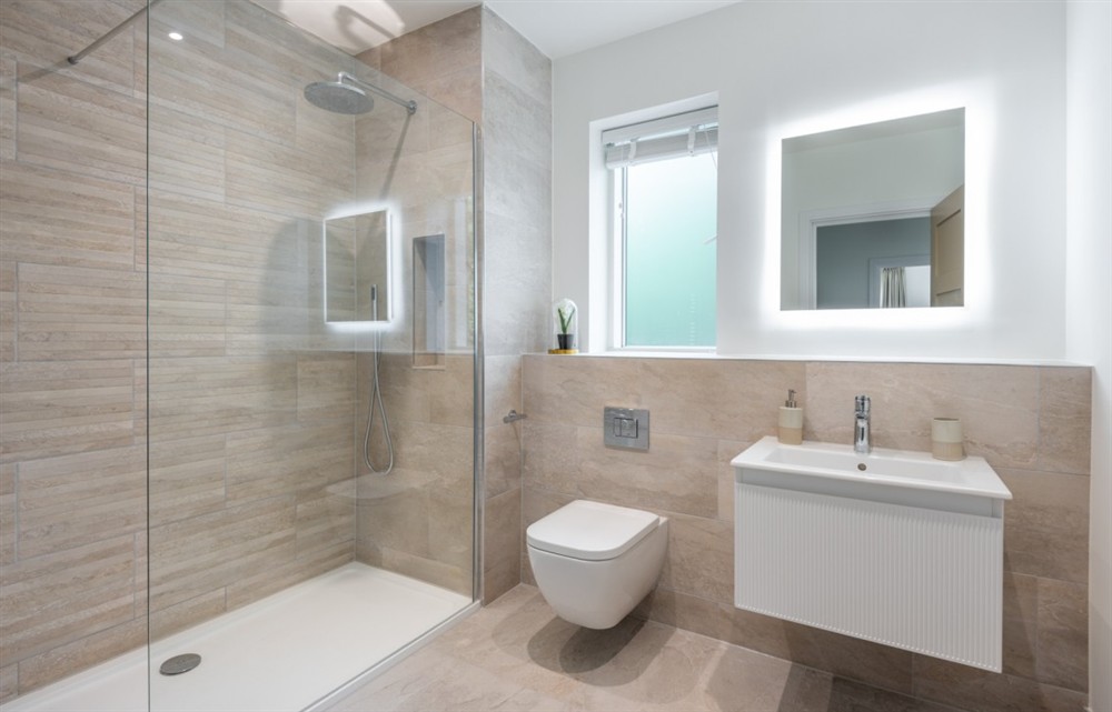 This is the bathroom at Estuary Reach in Kingsbridge