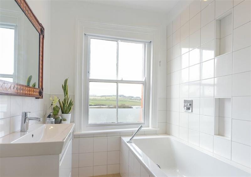 The bathroom at Estuary View, Alnmouth