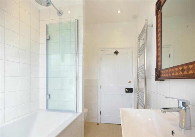 This is the bathroom at Estuary View, Alnmouth
